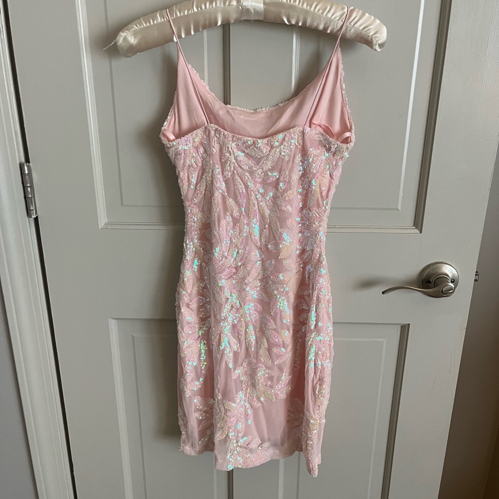 Windsor Pink Sequin Mini Dress- never worn - Picture 2 of 4